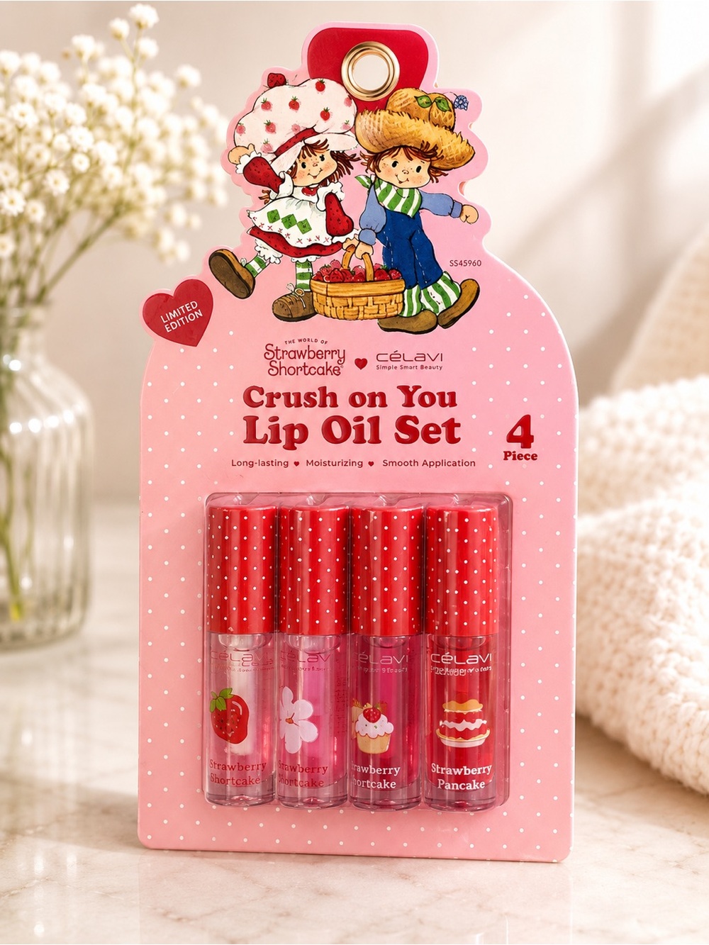 Célavi x Strawberry Shortcake Crush on You Lip Oil Set